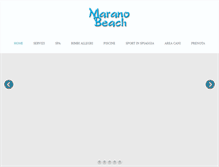 Tablet Screenshot of maranobeach.it